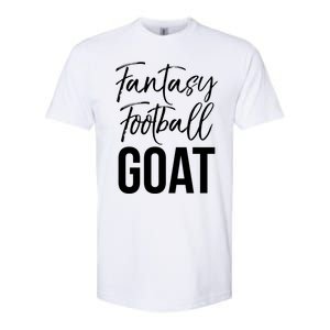 Fantasy Championship Winner Items Gift Fantasy Football Goat Great Gift Softstyle CVC T-Shirt