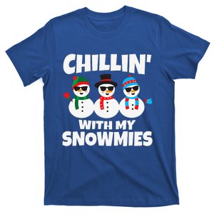 Funny Chillin With My Snowmies Christmas T-Shirt