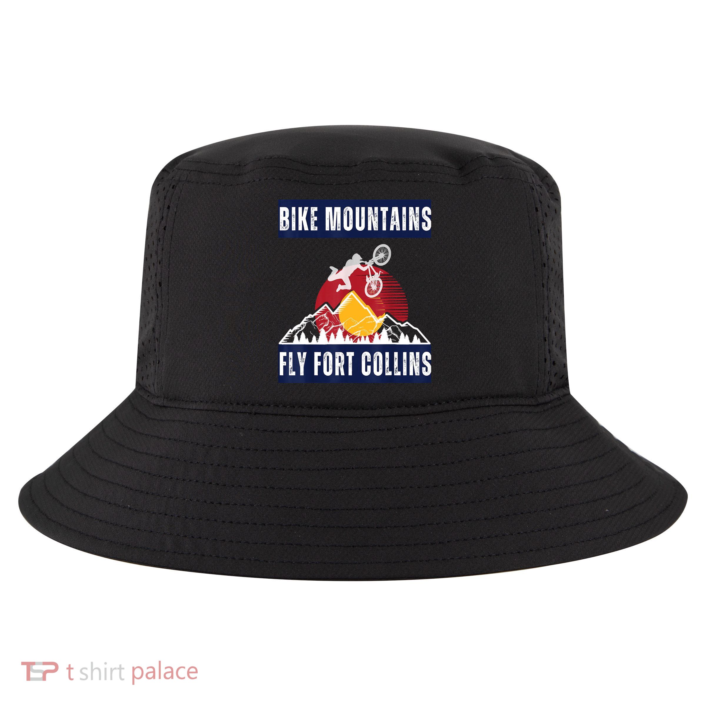 Fort Collins Where Bikers And Mountain Meet Cool Comfort Performance Bucket Hat