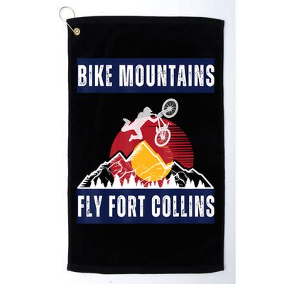 Fort Collins Where Bikers And Mountain Meet Golf Towel