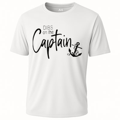 Funny Captain Wife Dibs On The Captain Cooling Performance Crew T-Shirt