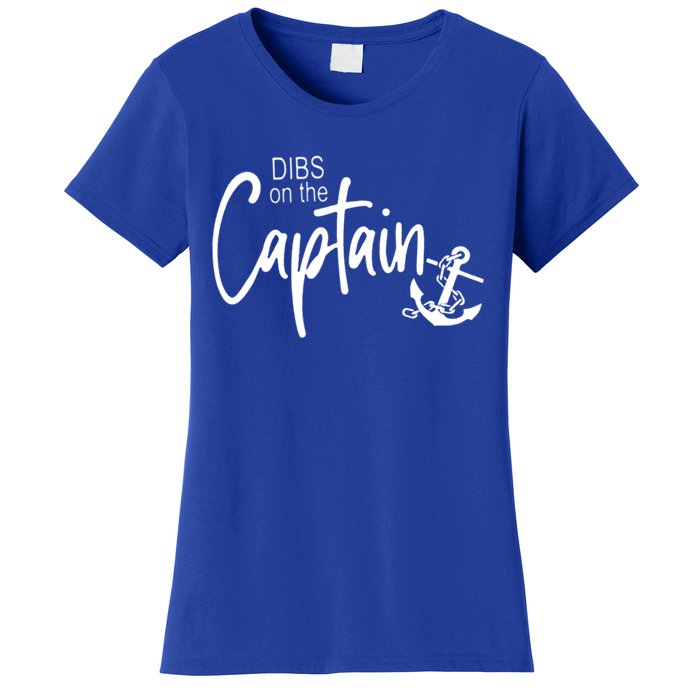 Funny Captain Wife Dibs On The Captain Women's T-Shirt