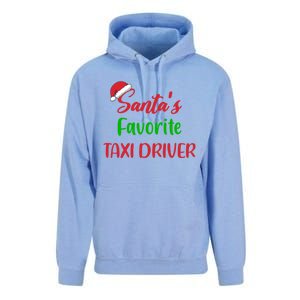 Funny Christmas Xmas Santas Favorite Taxi Driver Unisex Surf Hoodie