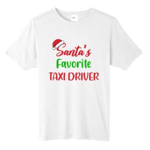 Funny Christmas Xmas Santas Favorite Taxi Driver Tall Fusion ChromaSoft Performance T-Shirt