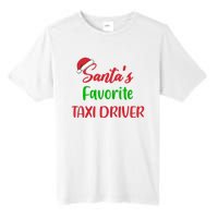 Funny Christmas Xmas Santas Favorite Taxi Driver Tall Fusion ChromaSoft Performance T-Shirt