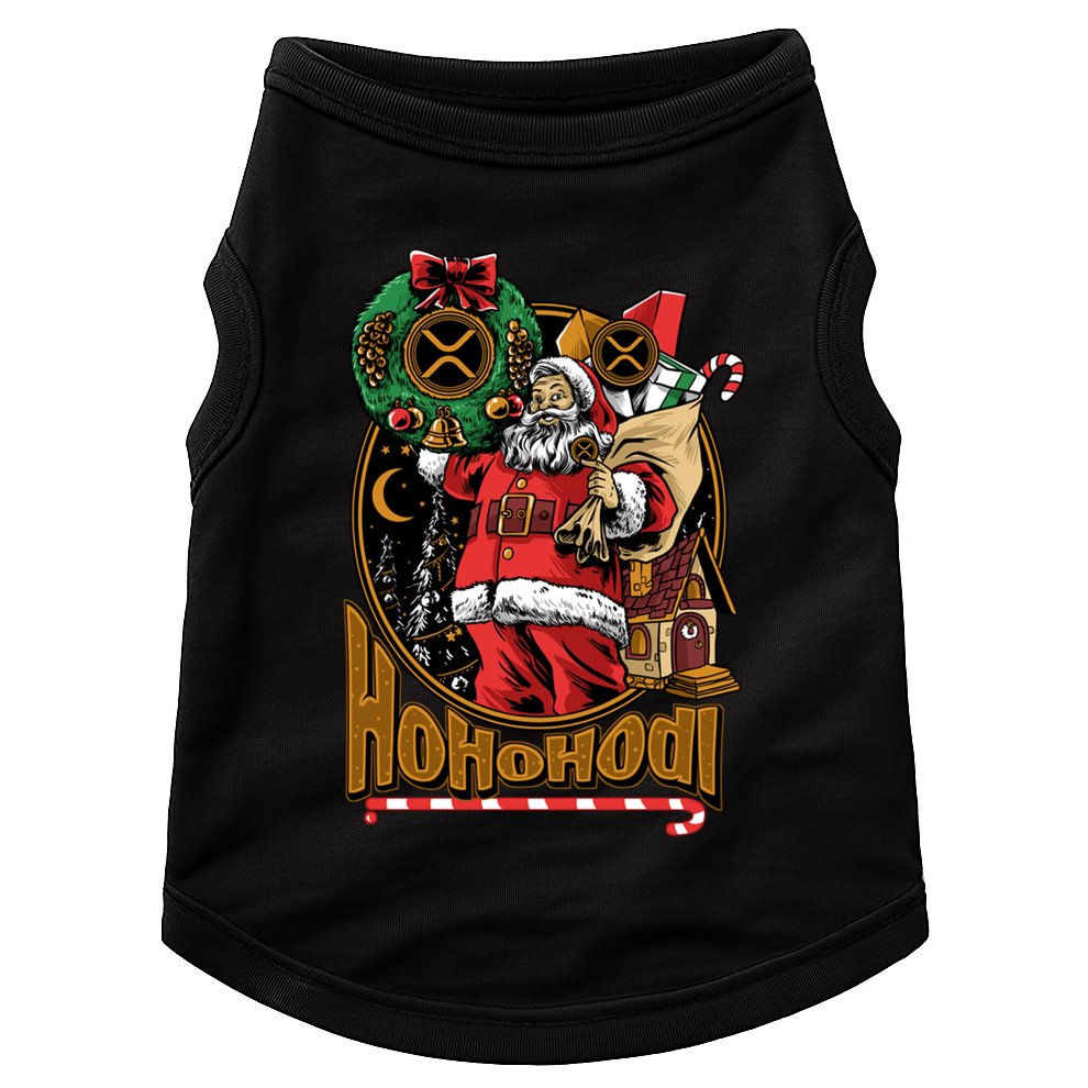 Funny Christmas Xrp Ripple Coin Crypto Currency Gear Gift Doggie Tank