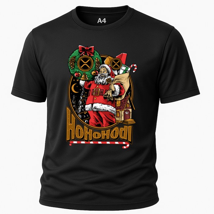 Funny Christmas Xrp Ripple Coin Crypto Currency Gear Gift Cooling Performance Crew T-Shirt