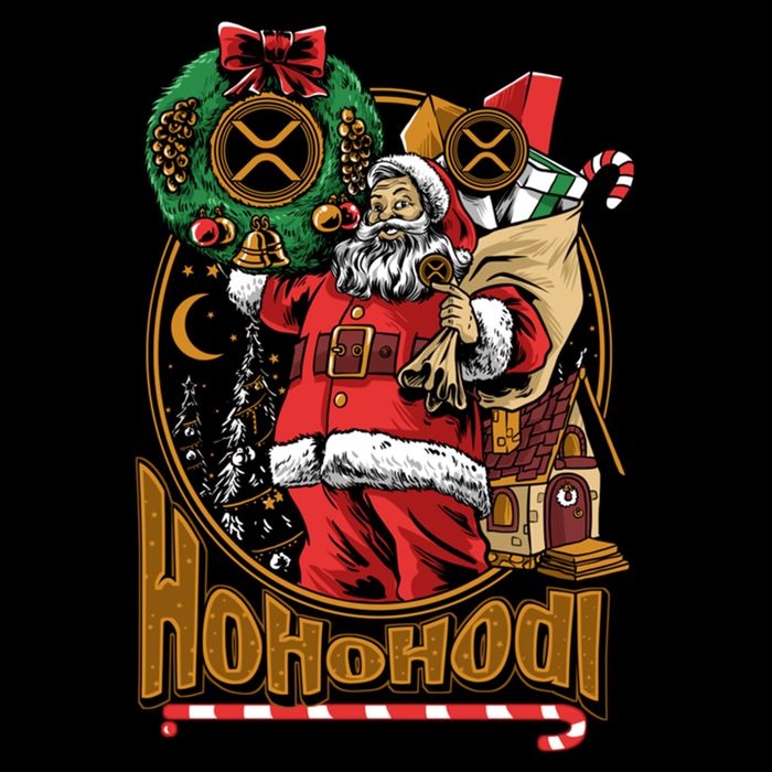 Funny Christmas Xrp Ripple Coin Crypto Currency Gear Gift Cooling Performance Crew T-Shirt