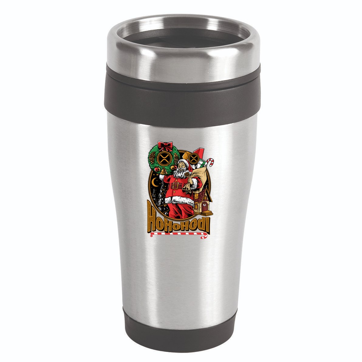 Funny Christmas Xrp Ripple Coin Crypto Currency Gear Gift 16oz Travel Tumbler