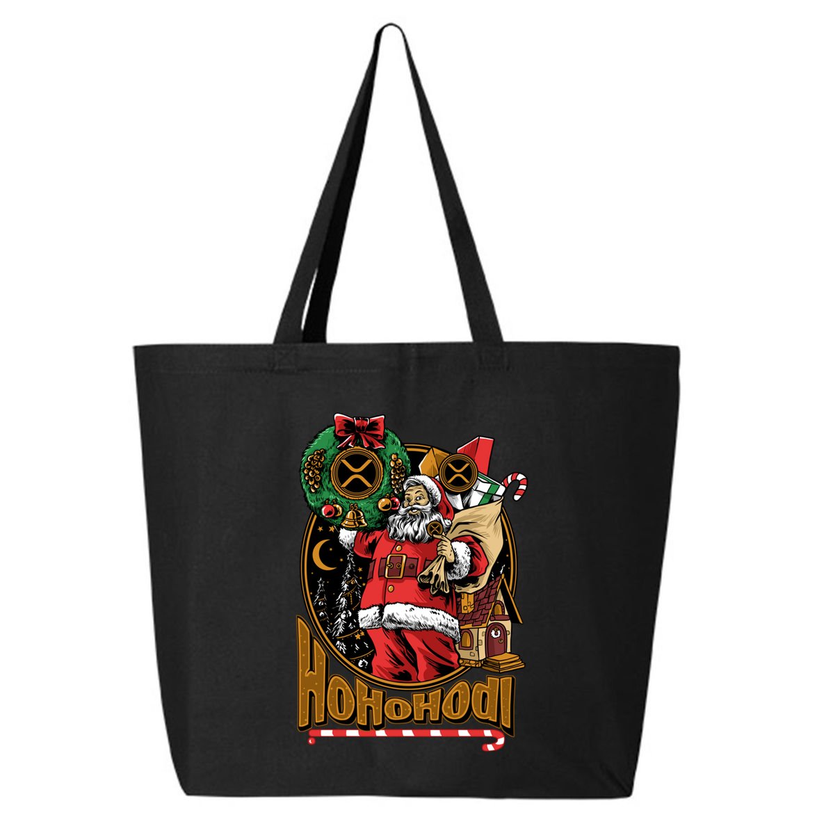Funny Christmas Xrp Ripple Coin Crypto Currency Gear Gift 25L Jumbo Tote