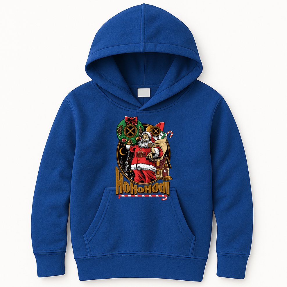 Funny Christmas Xrp Ripple Coin Crypto Currency Gear Gift Kids Hoodie