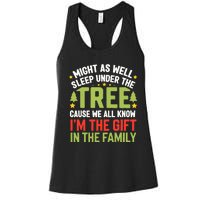 Funny Christmas Xmas Pajamas Women Christmas Women's Racerback Tank