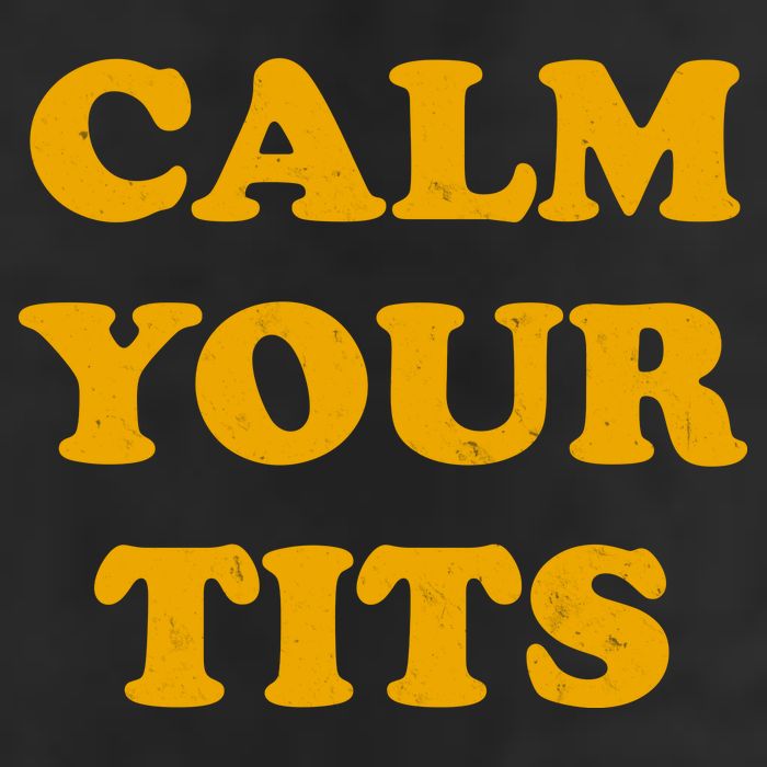 Funny Calm Your Tits Adult Drive Performance Visor