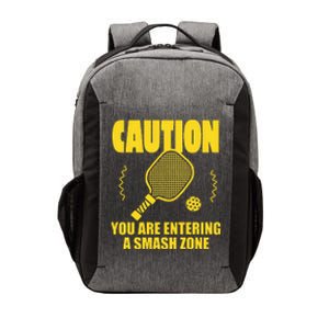 Funny Caution You Are Entering Smash Zone Pickleball   Vector Backpack