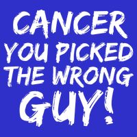 Funny Cancer You Picked The Wrong Guy Fighter Survivor Gift Kids T-Shirt