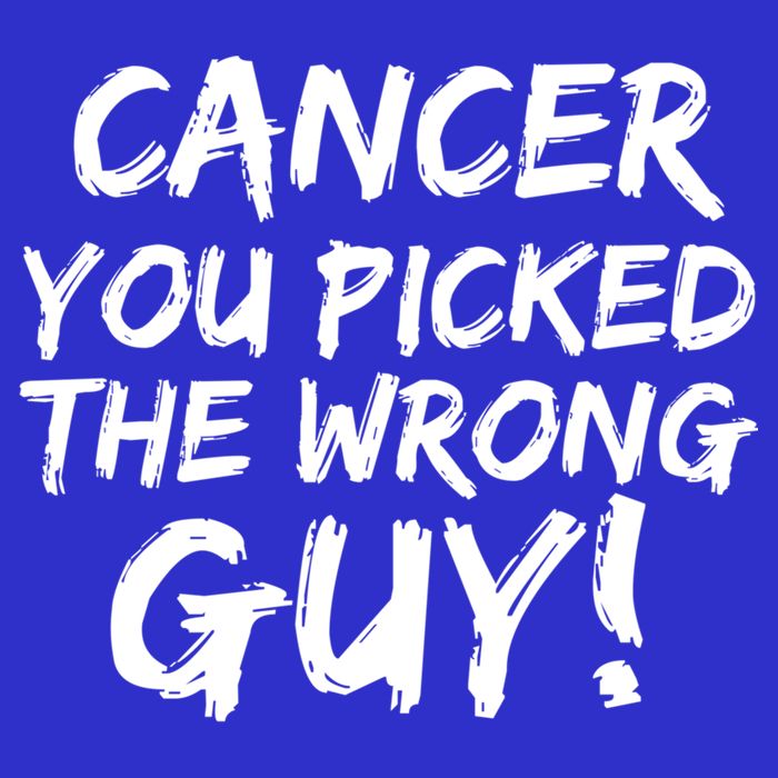 Funny Cancer You Picked The Wrong Guy Fighter Survivor Gift Kids T-Shirt