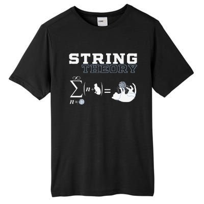 Funny Cat Yarn String Theory Tall Fusion ChromaSoft Performance T-Shirt