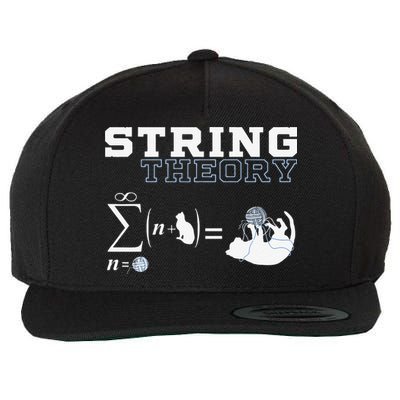 Funny Cat Yarn String Theory Wool Snapback Cap