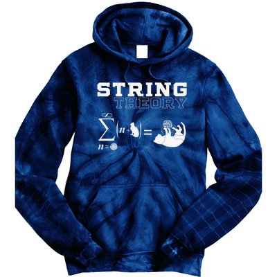 Funny Cat Yarn String Theory Tie Dye Hoodie