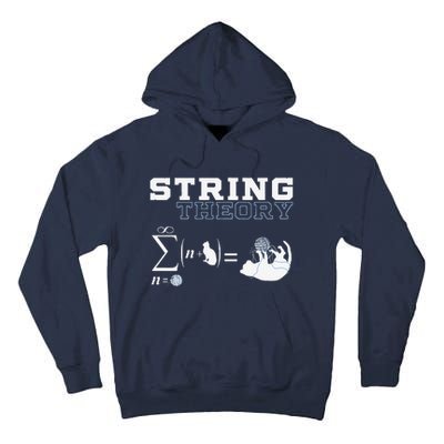 Funny Cat Yarn String Theory Tall Hoodie