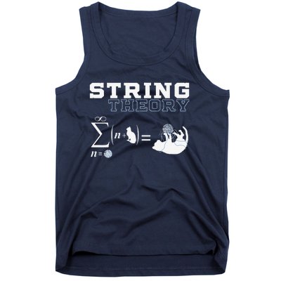 Funny Cat Yarn String Theory Tank Top