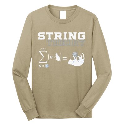 Funny Cat Yarn String Theory Long Sleeve Shirt