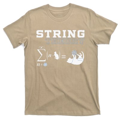 Funny Cat Yarn String Theory T-Shirt