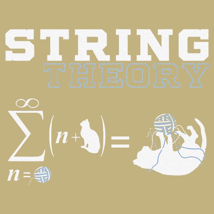 Funny Cat Yarn String Theory Mousepad