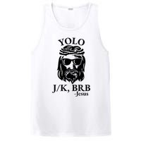 Funny Christian Y.Olo Brb Jk Jesus PosiCharge Competitor Tank