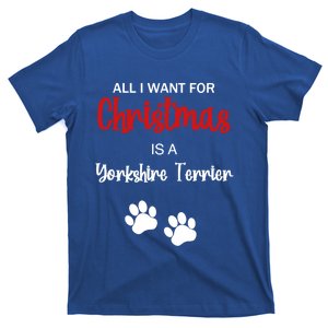 Funny Christmas Yorkshire Terrier Dog Gift T-Shirt