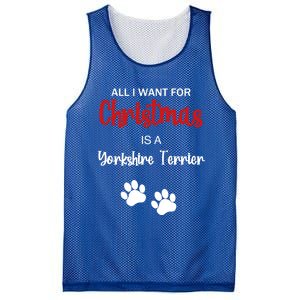 Funny Christmas Yorkshire Terrier Dog Gift Mesh Reversible Basketball Jersey Tank