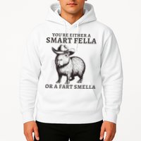 Funny Capybara YouRe Either A Smart Fella Or A Fart Smella Hoodie