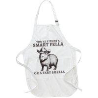 Funny Capybara YouRe Either A Smart Fella Or A Fart Smella Apron