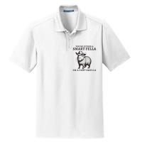 Funny Capybara YouRe Either A Smart Fella Or A Fart Smella Dry Zone Grid Polo