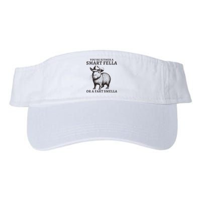 Funny Capybara YouRe Either A Smart Fella Or A Fart Smella Visor