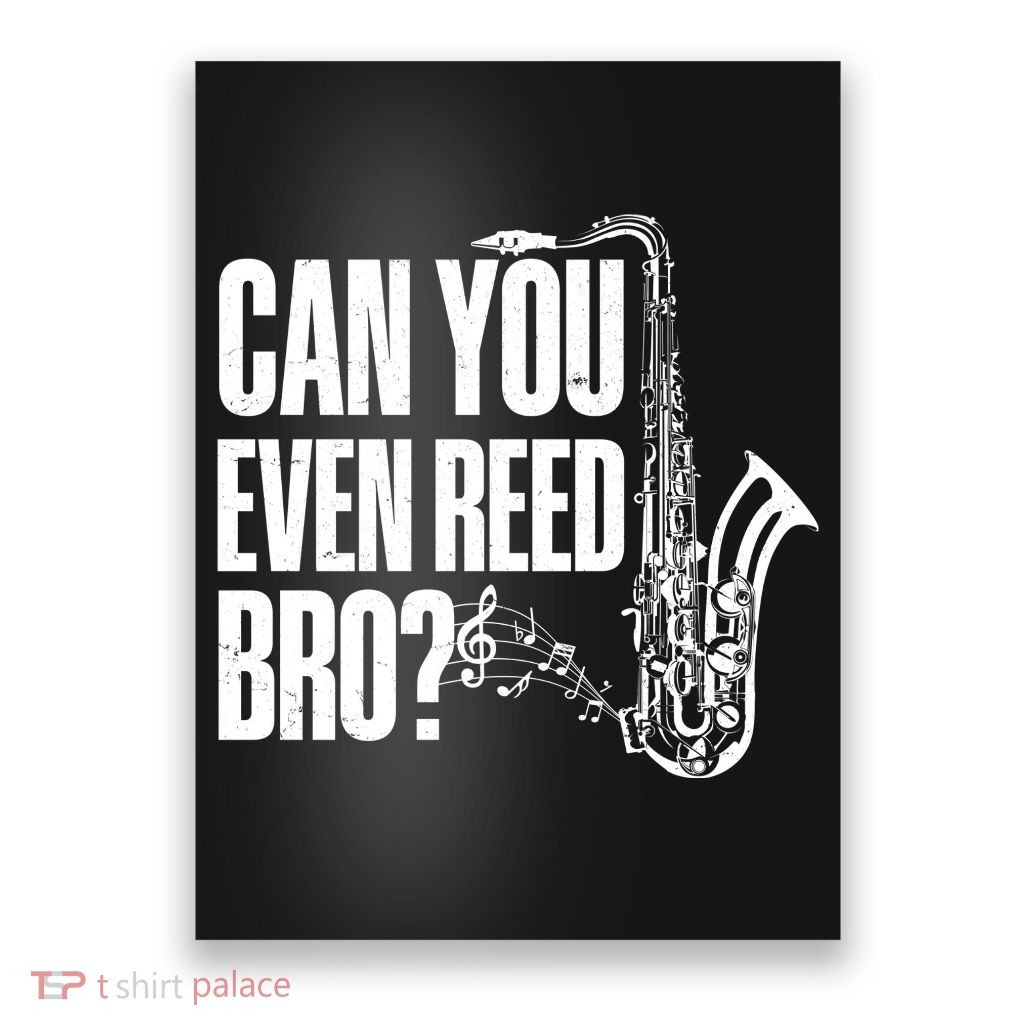 Funny Can You Even Reed Bro Saxophone Player Poster