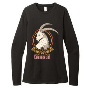 Funny Capricorn Zodiac Sign Horoscope Astrology Gift Womens CVC Long Sleeve Shirt