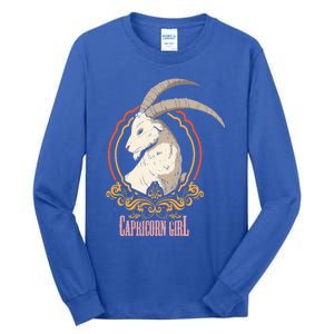 Funny Capricorn Zodiac Sign Horoscope Astrology Gift Tall Long Sleeve T-Shirt