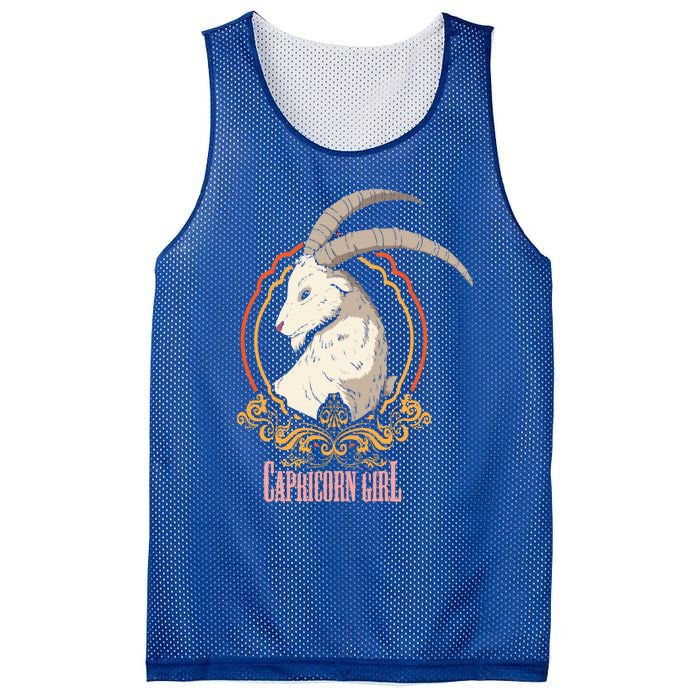 Funny Capricorn Zodiac Sign Horoscope Astrology Gift Mesh Reversible Basketball Jersey Tank