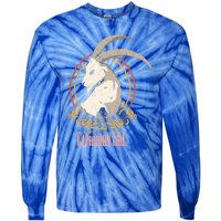 Funny Capricorn Zodiac Sign Horoscope Astrology Gift Tie-Dye Long Sleeve Shirt