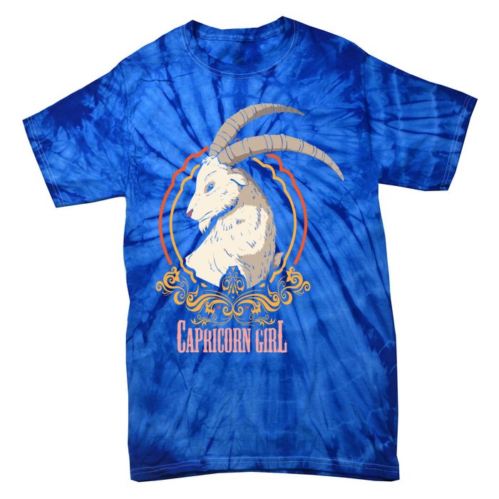 Funny Capricorn Zodiac Sign Horoscope Astrology Gift Tie-Dye T-Shirt