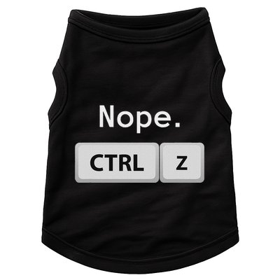 Funny Ctrl Z Film Editor Filmmaking Gift Doggie Tank