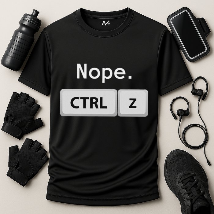 Funny Ctrl Z Film Editor Filmmaking Gift Cooling Performance Crew T-Shirt