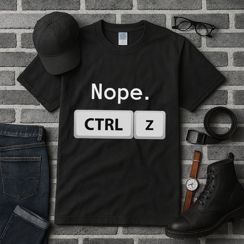 Funny Ctrl Z Film Editor Filmmaking Gift Tall T-Shirt