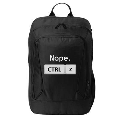 Funny Ctrl Z Film Editor Filmmaking Gift City Backpack