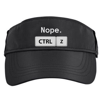 Funny Ctrl Z Film Editor Filmmaking Gift Adult Drive Performance Visor