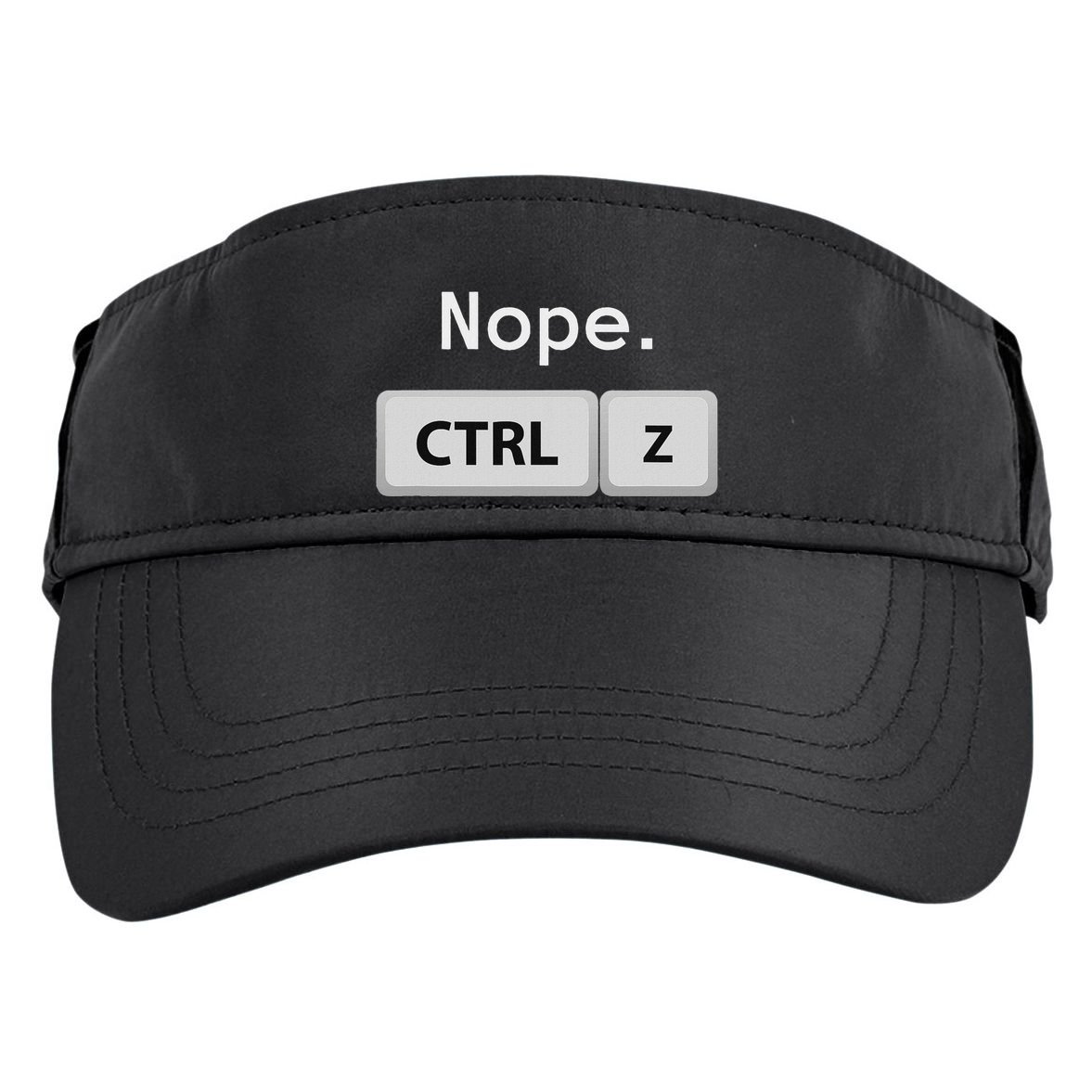 Funny Ctrl Z Film Editor Filmmaking Gift Adult Drive Performance Visor