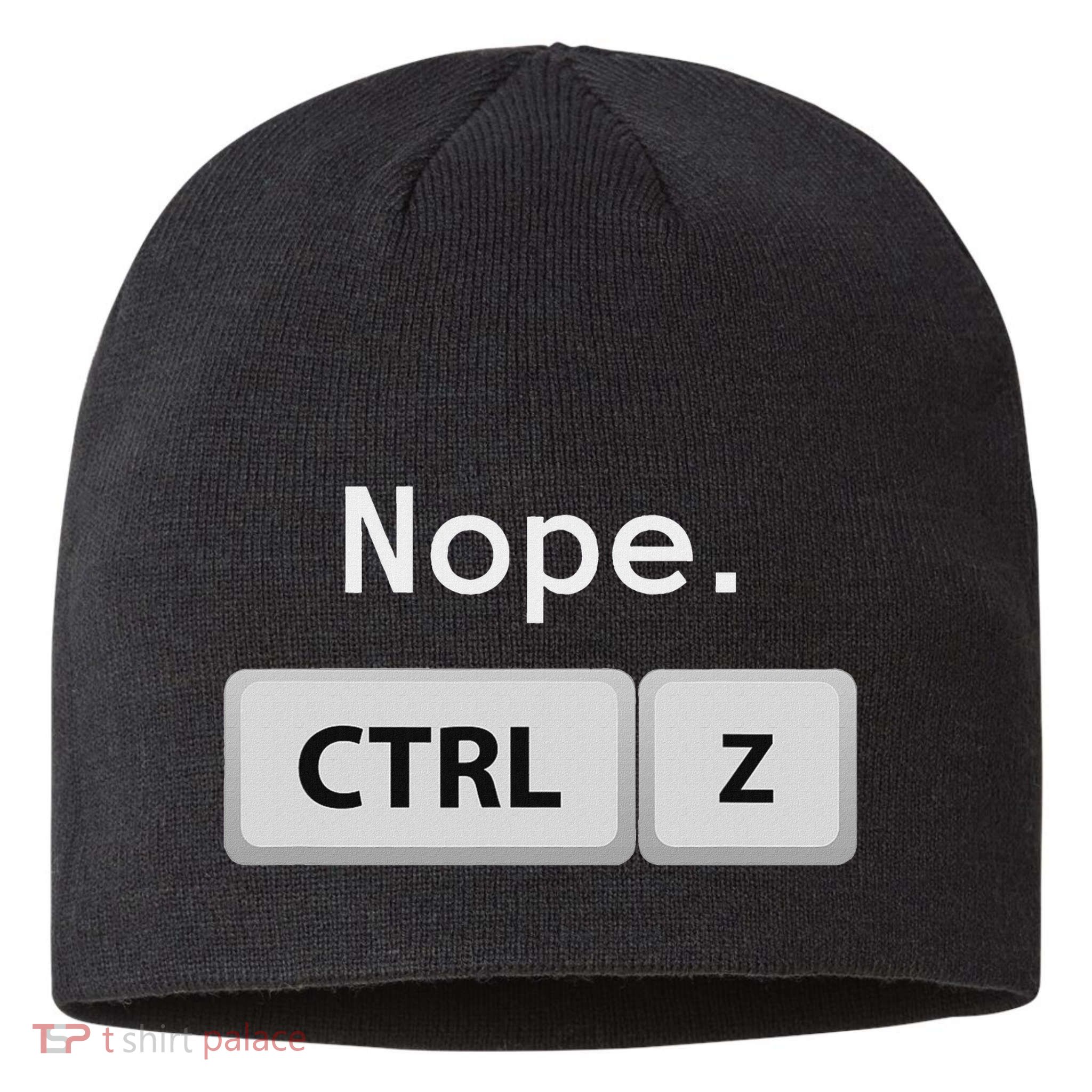 Funny Ctrl Z Film Editor Filmmaking Gift Sustainable Beanie