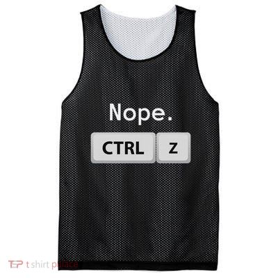 Funny Ctrl Z Film Editor Filmmaking Gift Mesh Reversible Basketball Jersey Tank