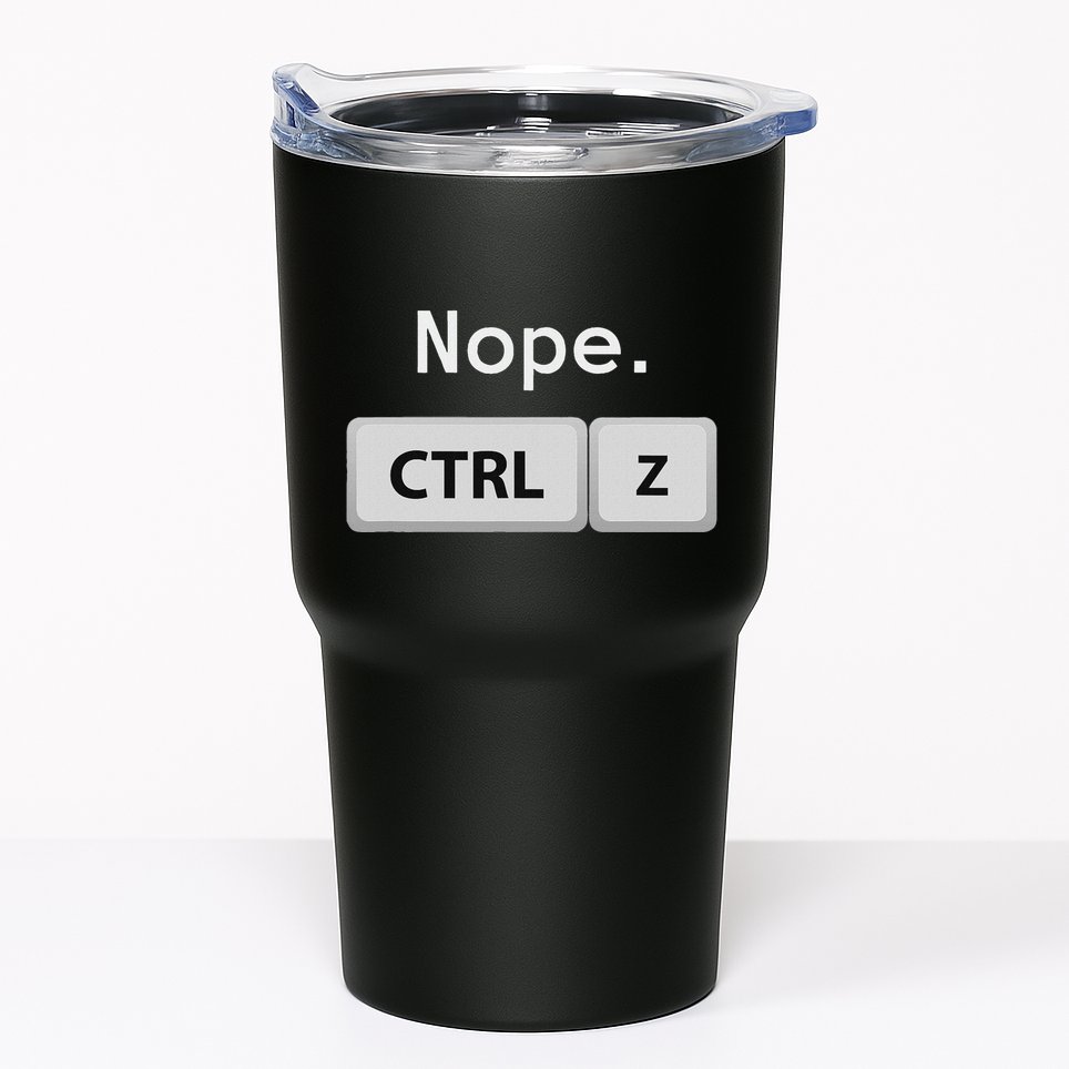Funny Ctrl Z Film Editor Filmmaking Gift Tumbler